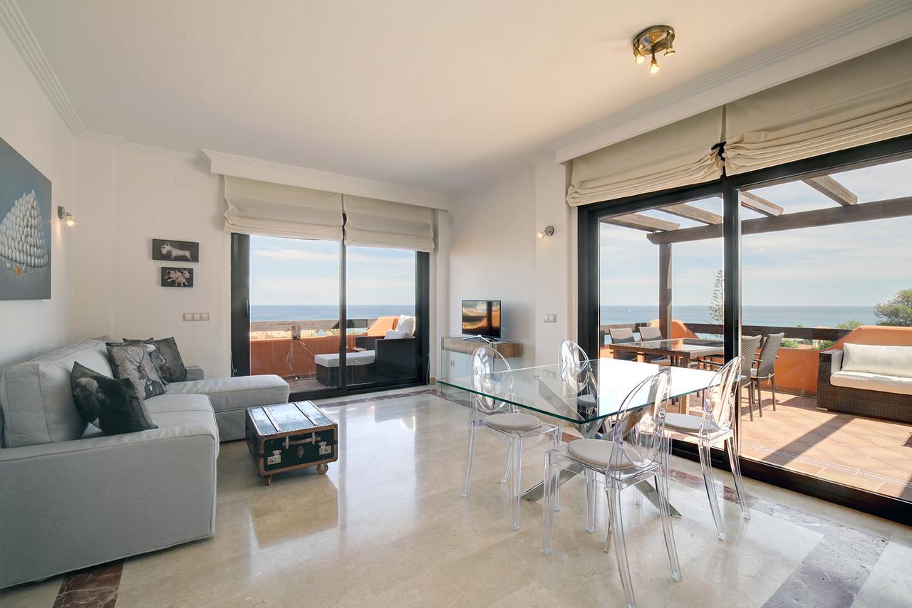 Ferienwohnung Jardines De Nueva Galera Cozy Penthouse Estepona Exterior foto